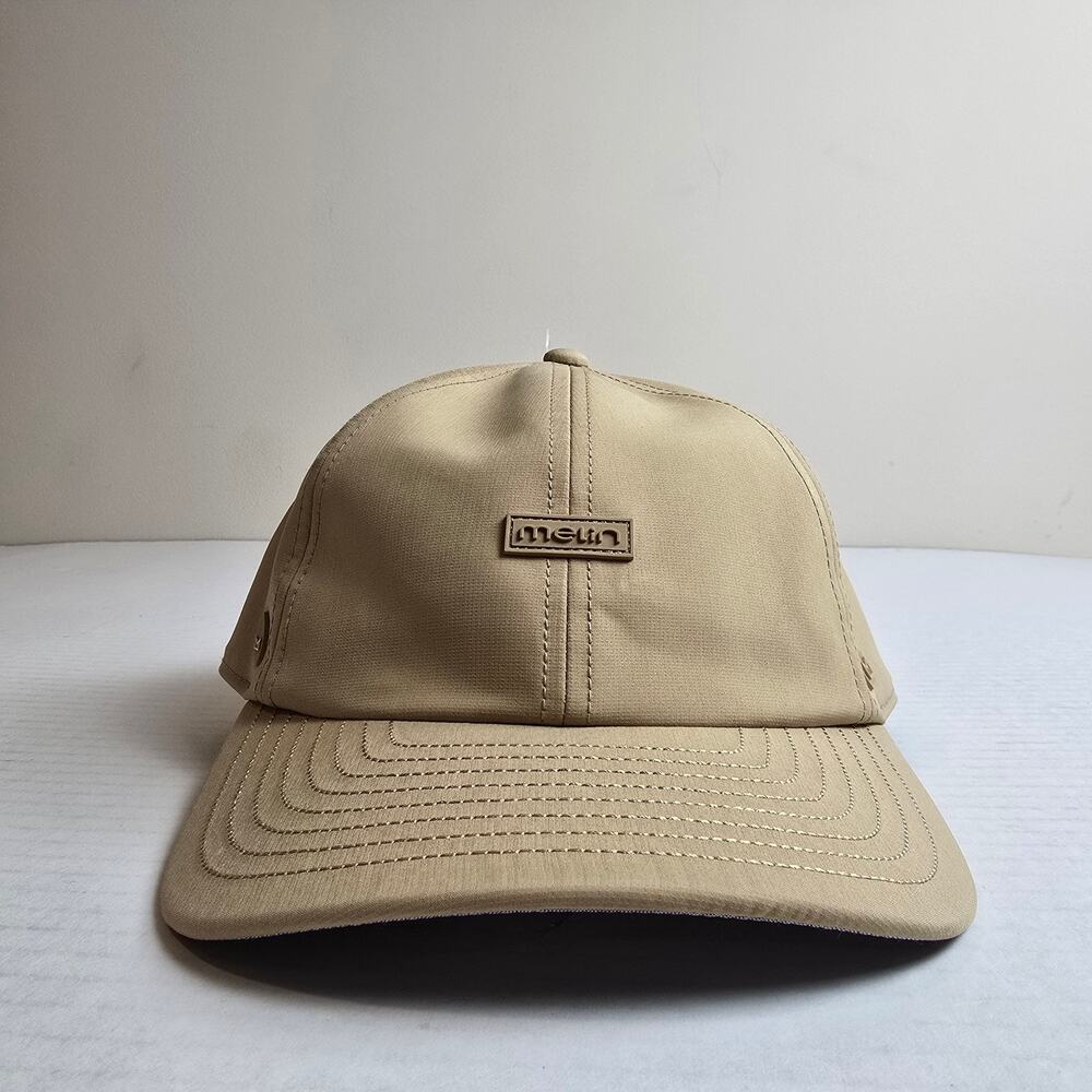 Melin Hydro The Legend Performance Dad Hat Size Classic Dark Khaki Strapback Cap